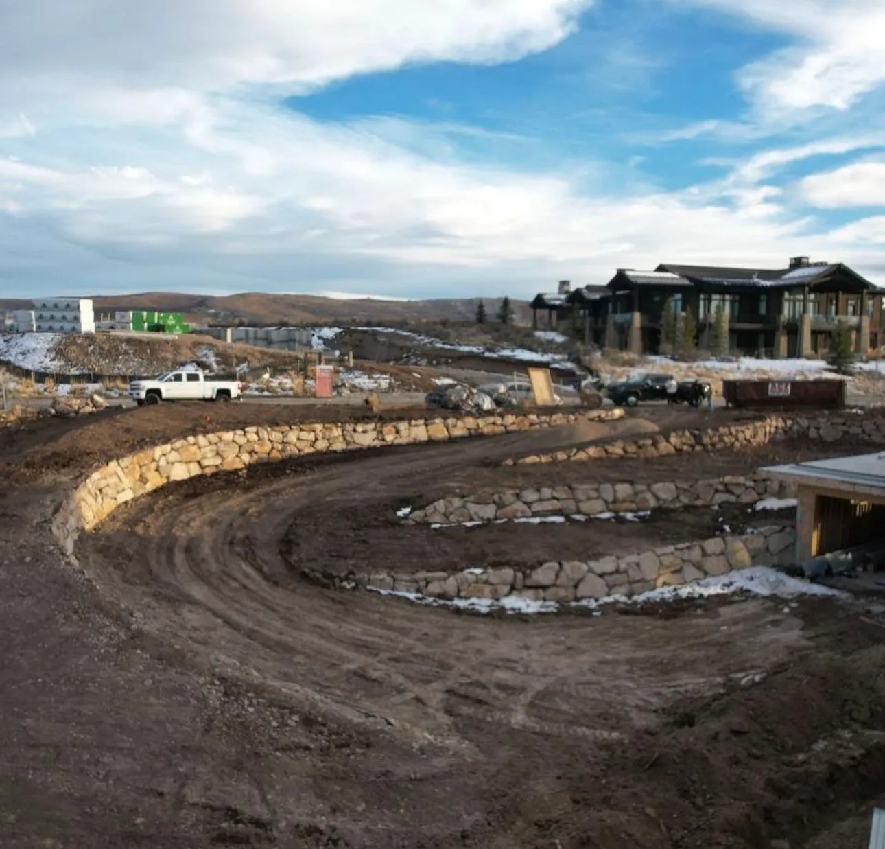 Landscape retaining wall Utah County Utah